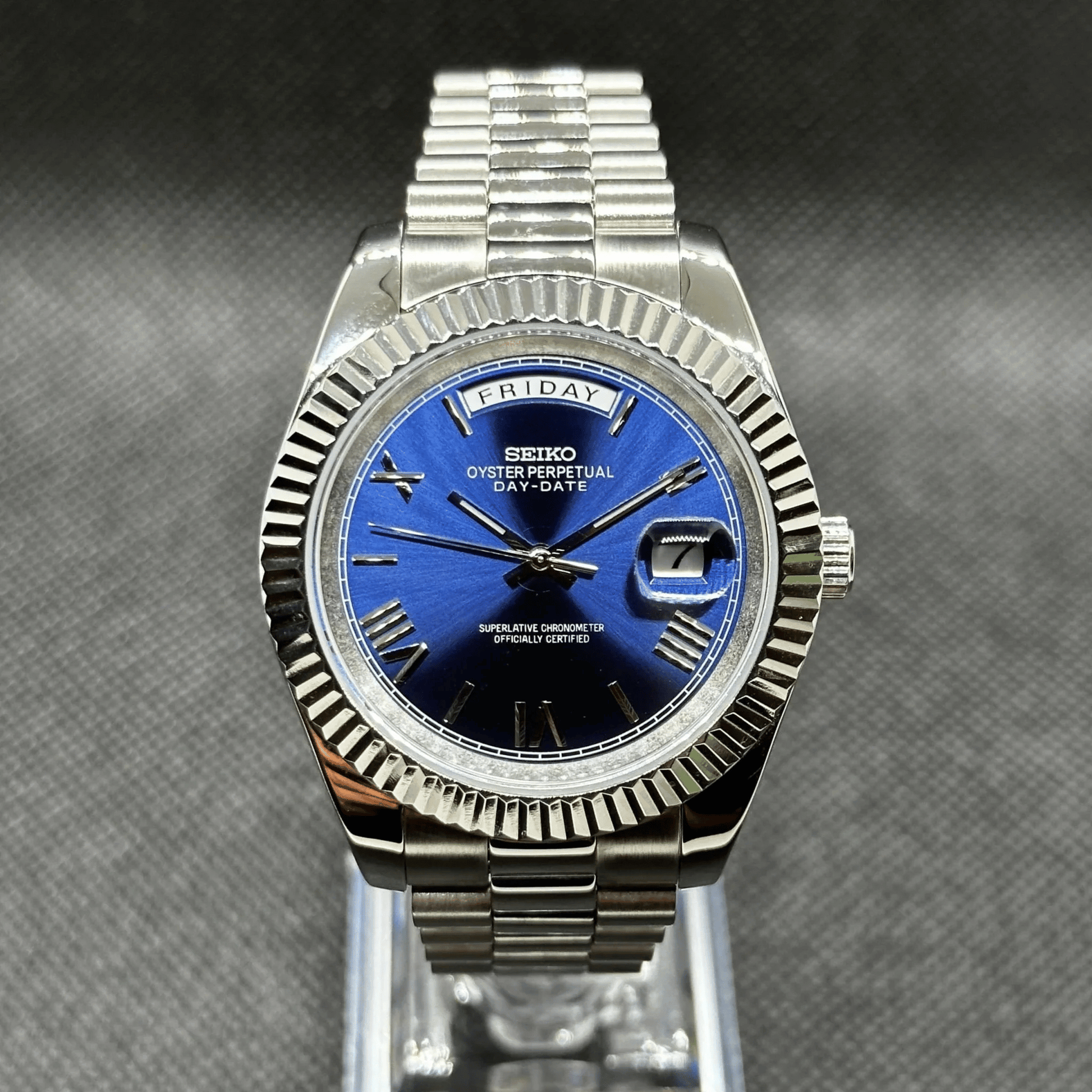 SEIKO MOD DAY DATE | BLEU