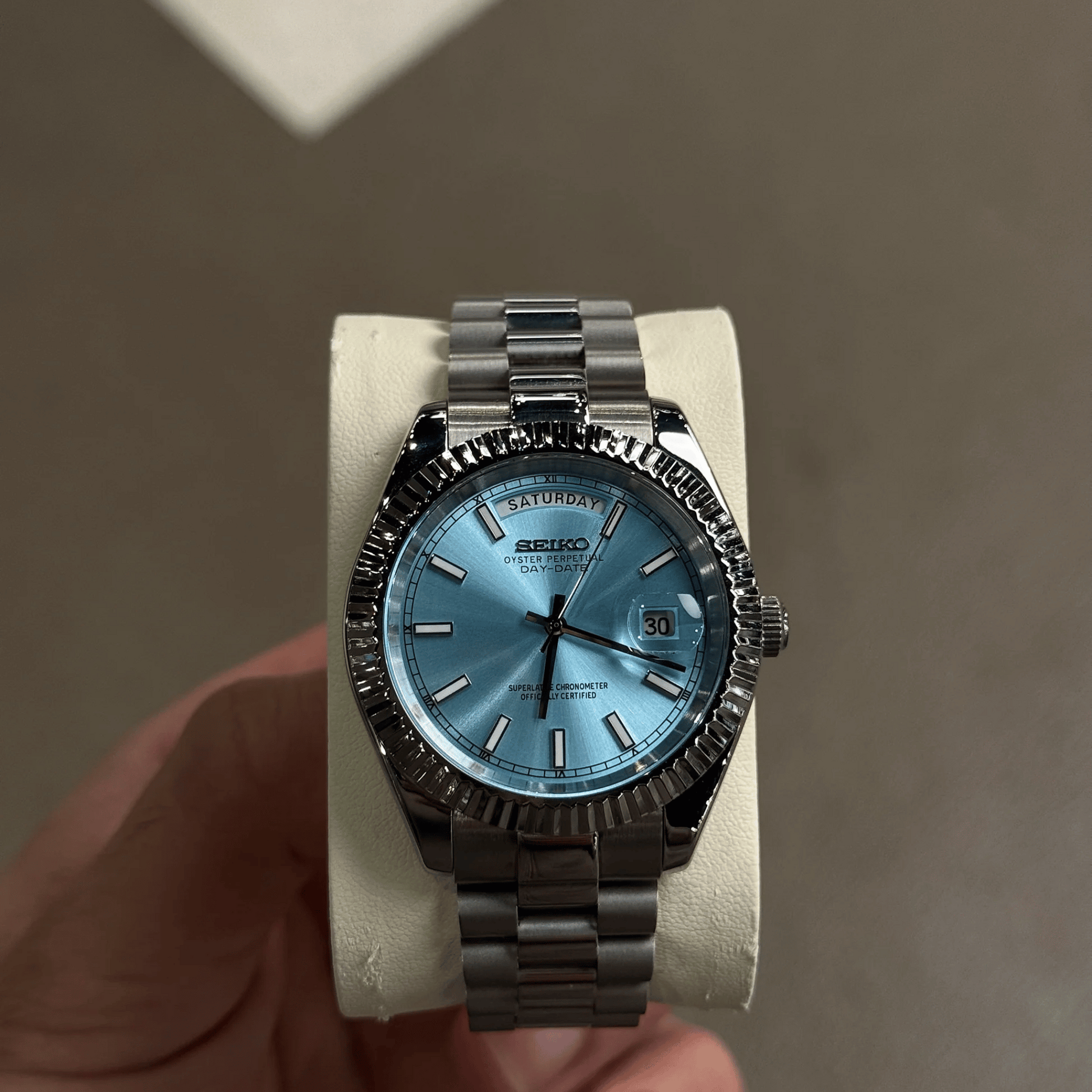 SEIKO MOD DAY DATE | BLEU CIEL
