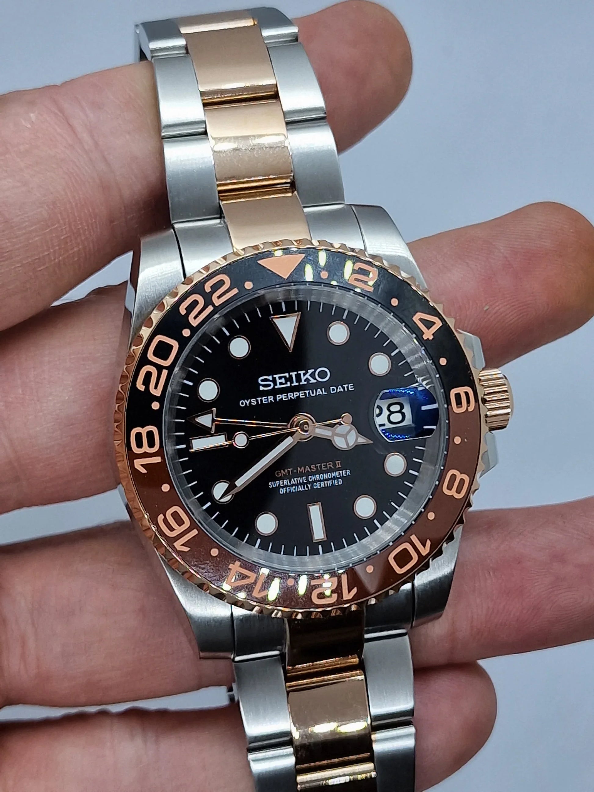 SEIKO MOD GMT | ROOT BEER