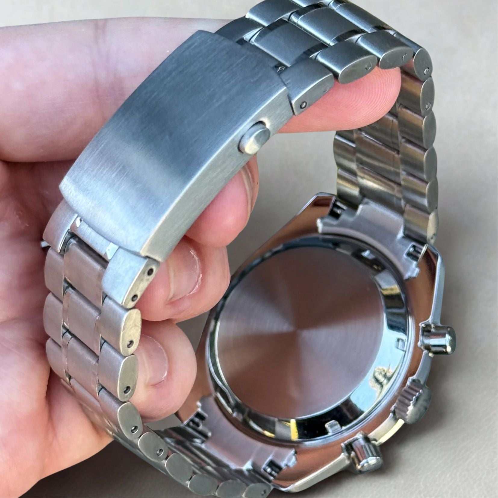SEIKO MOD SPEEDMASTER | NOIR