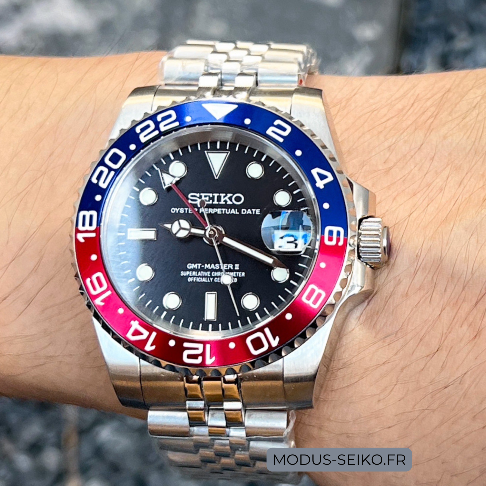 SEIKO MOD GMT | PEPSI