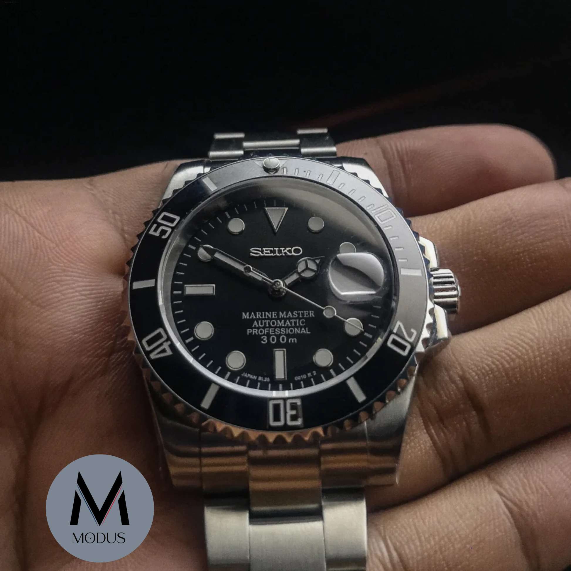 SEIKO MOD SUBMARINER | NOIR DATE