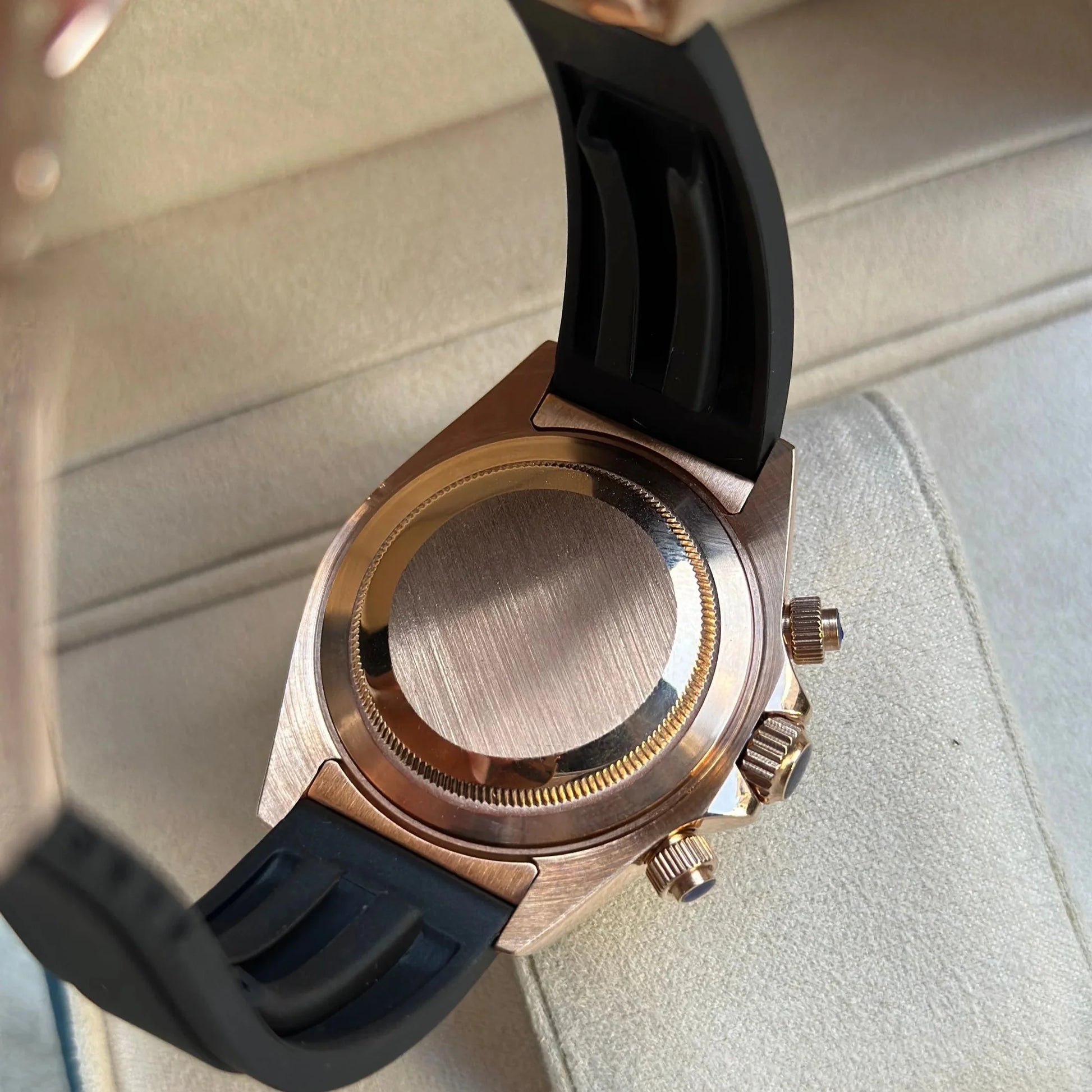 SEIKO MOD DAYTONA | VK63 OYSTERFLEX OR ROSE