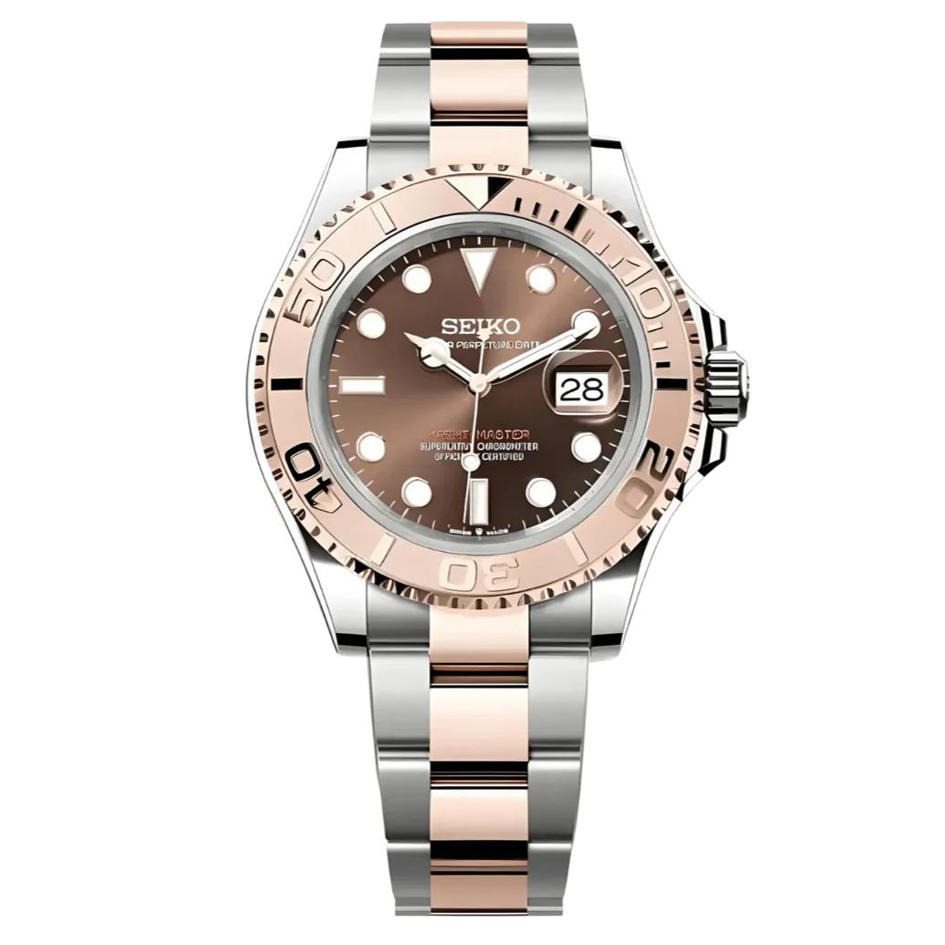 SEIKO MOD YACHTMASTER | OR ROSE