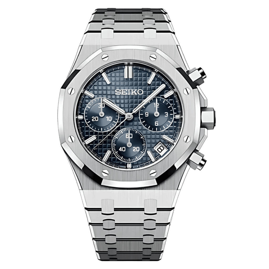 SEIKO MOD ROYAL OAK | CHRONOS BLEU