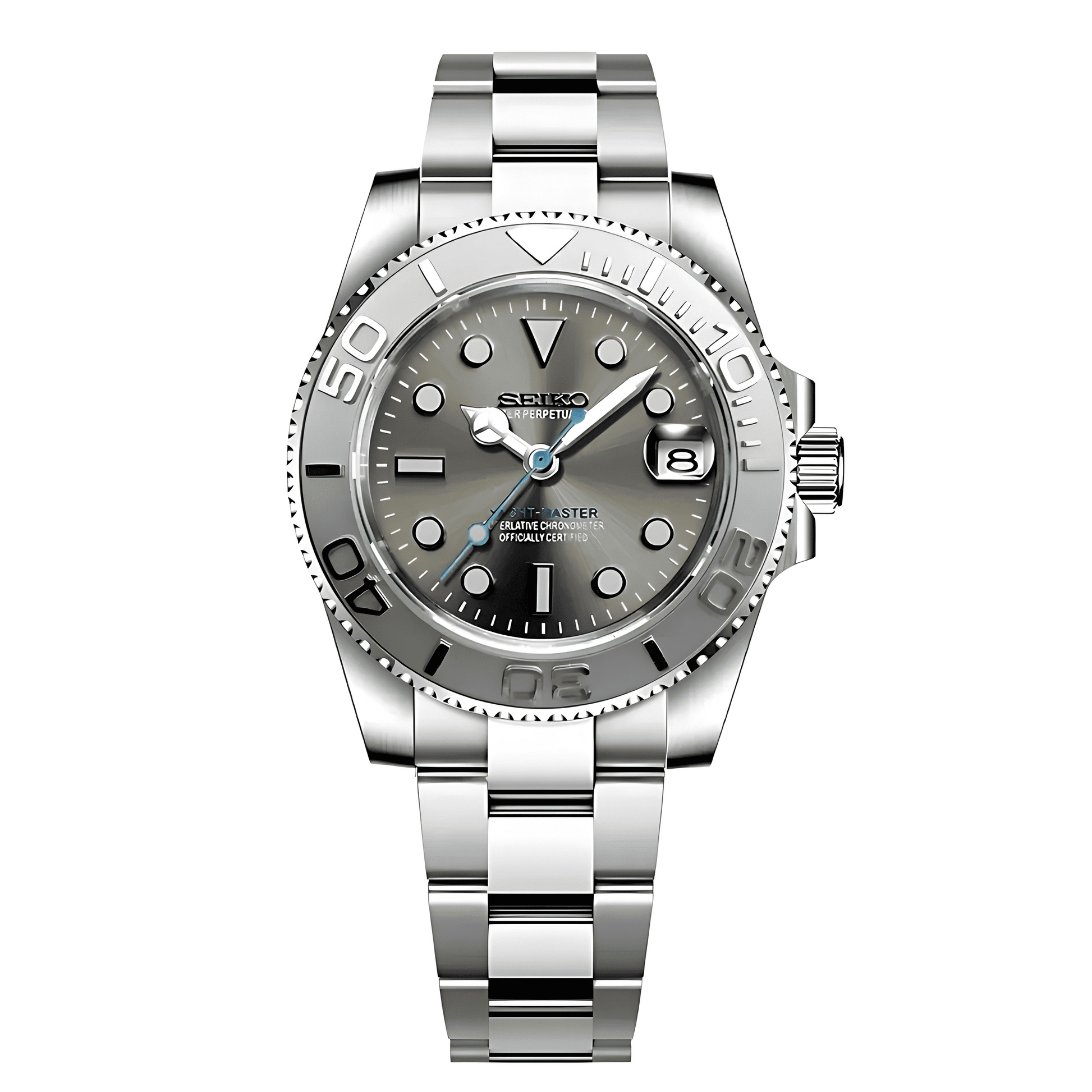 SEIKO MOD YACHTMASTER | BLEU GRIS
